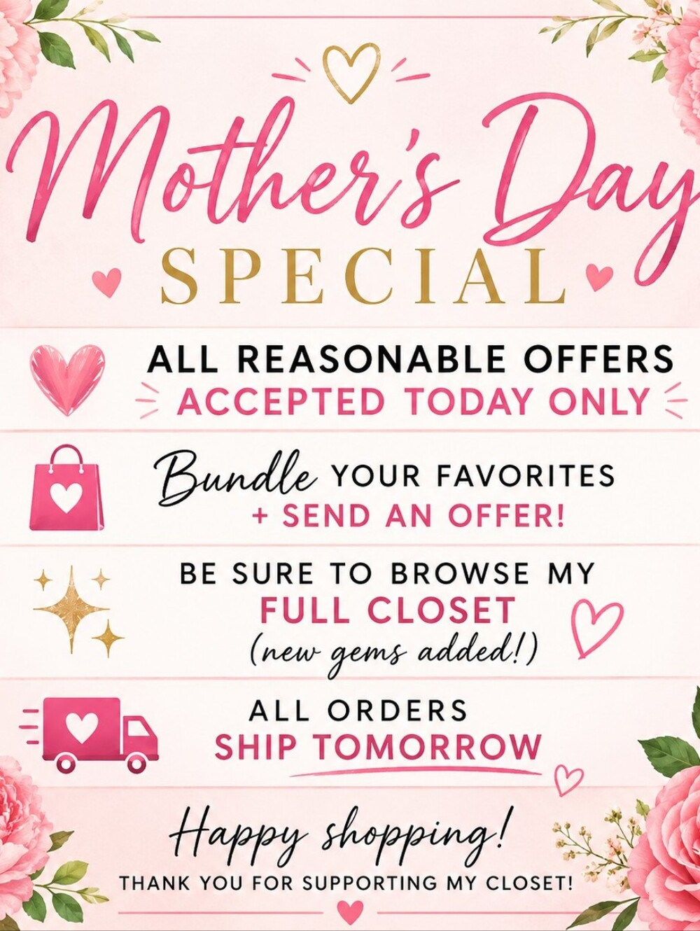 Mother's Day Sale -Create A Bundle And Make Me An Offer!